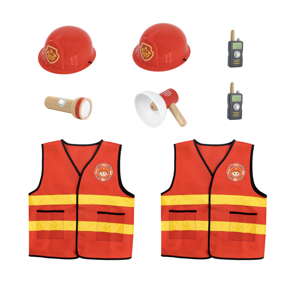 Viga Firefighter Role Play Set (8 pcs)