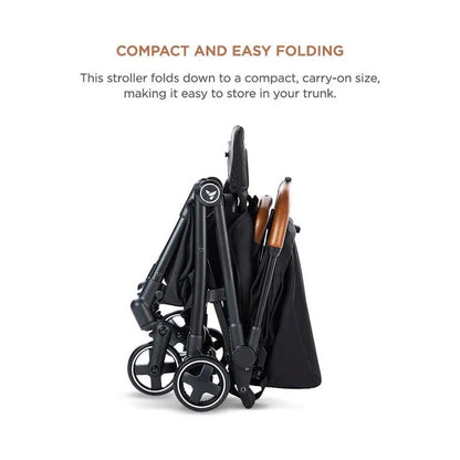 Teknum Black Compacto Auto-Fold 360° Reversible Stroller