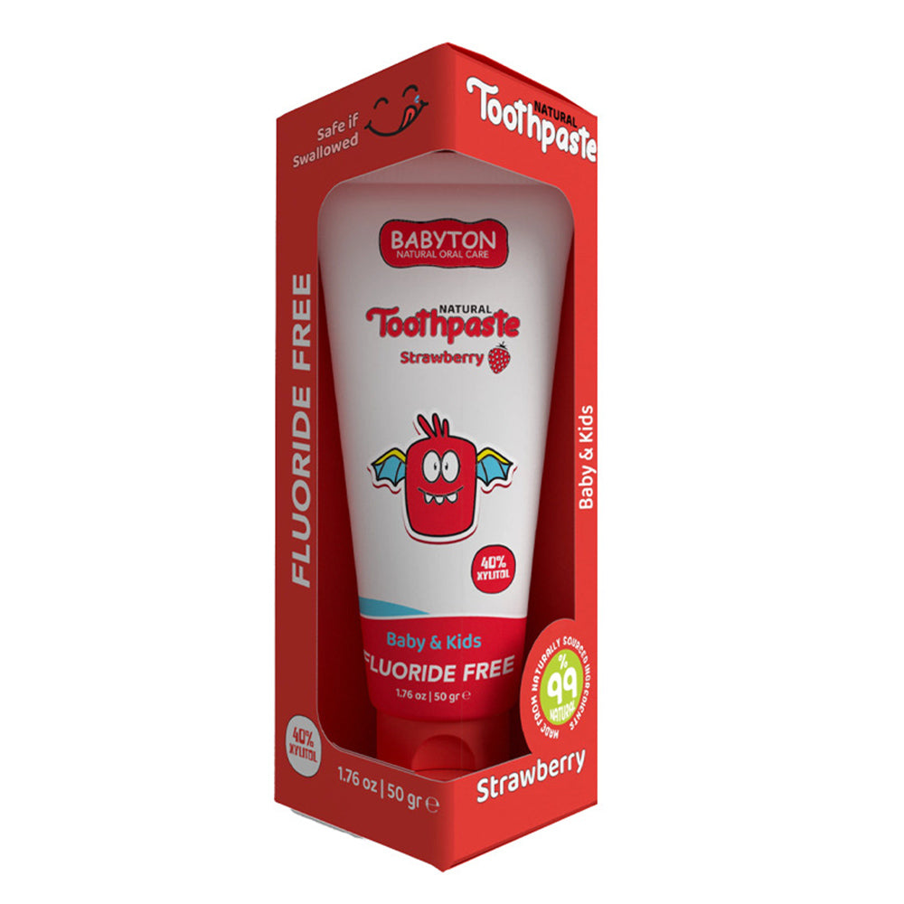 Babyton Baby And Kids Strawberry Natural Toothpaste
