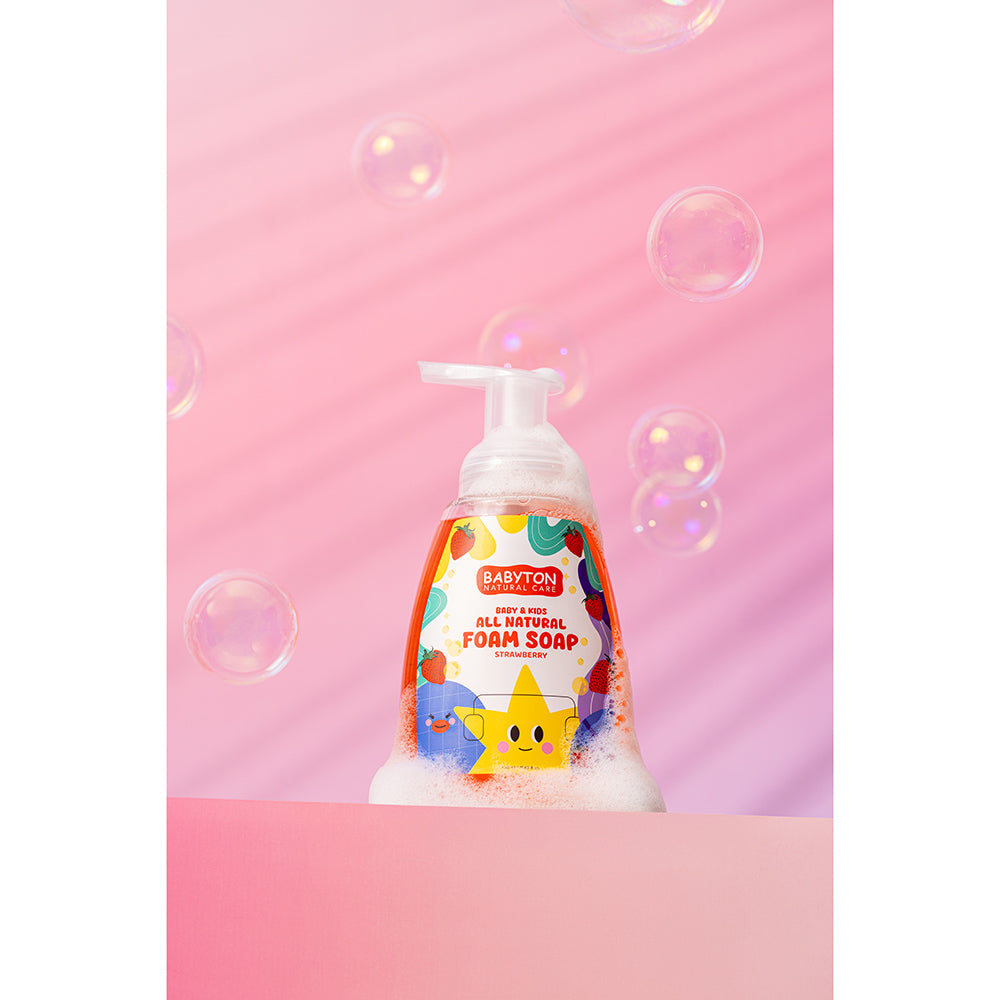 Babyton Baby And Kids Foam Soap (350ml, Strawberry)