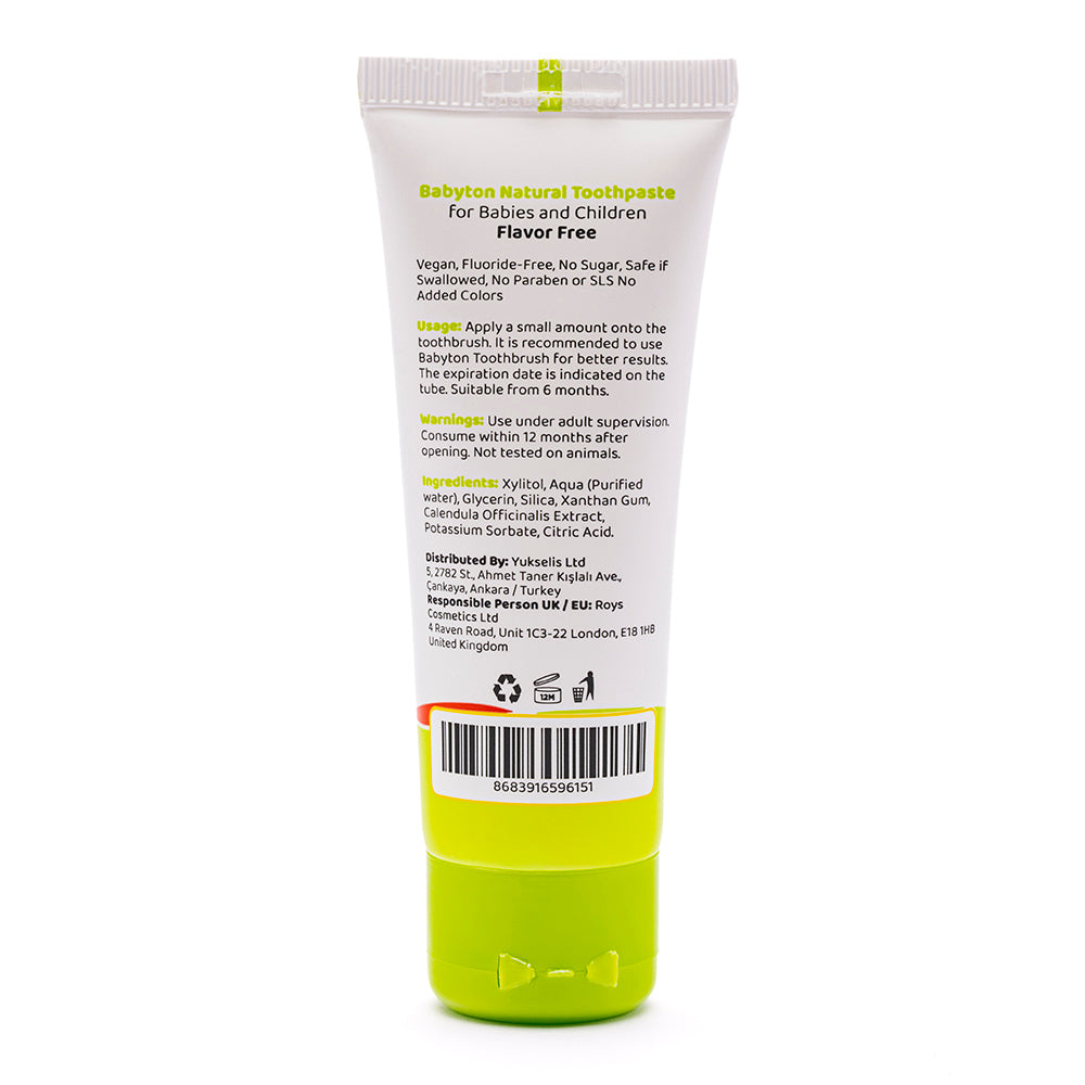 Babyton Baby And Kids Flavor Free Natural Toothpaste