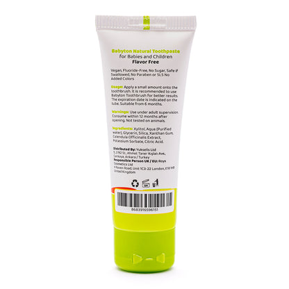 Babyton Baby And Kids Flavor Free Natural Toothpaste
