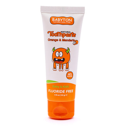 Babyton Baby And Kids Orange & Mandarin Natural Toothpaste