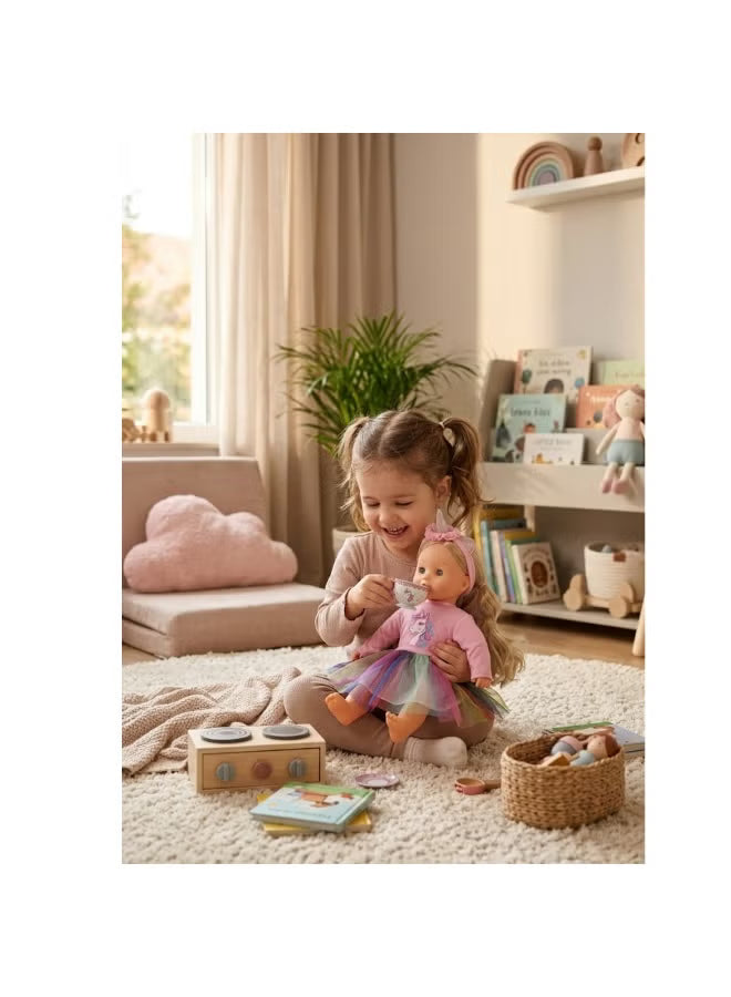 Bambolina Molly Unicorn Doll with Arabic 50 Words – 40cm