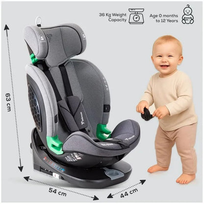 Teknum Evolve Prime iSize Car Seat With Isofix – Grey