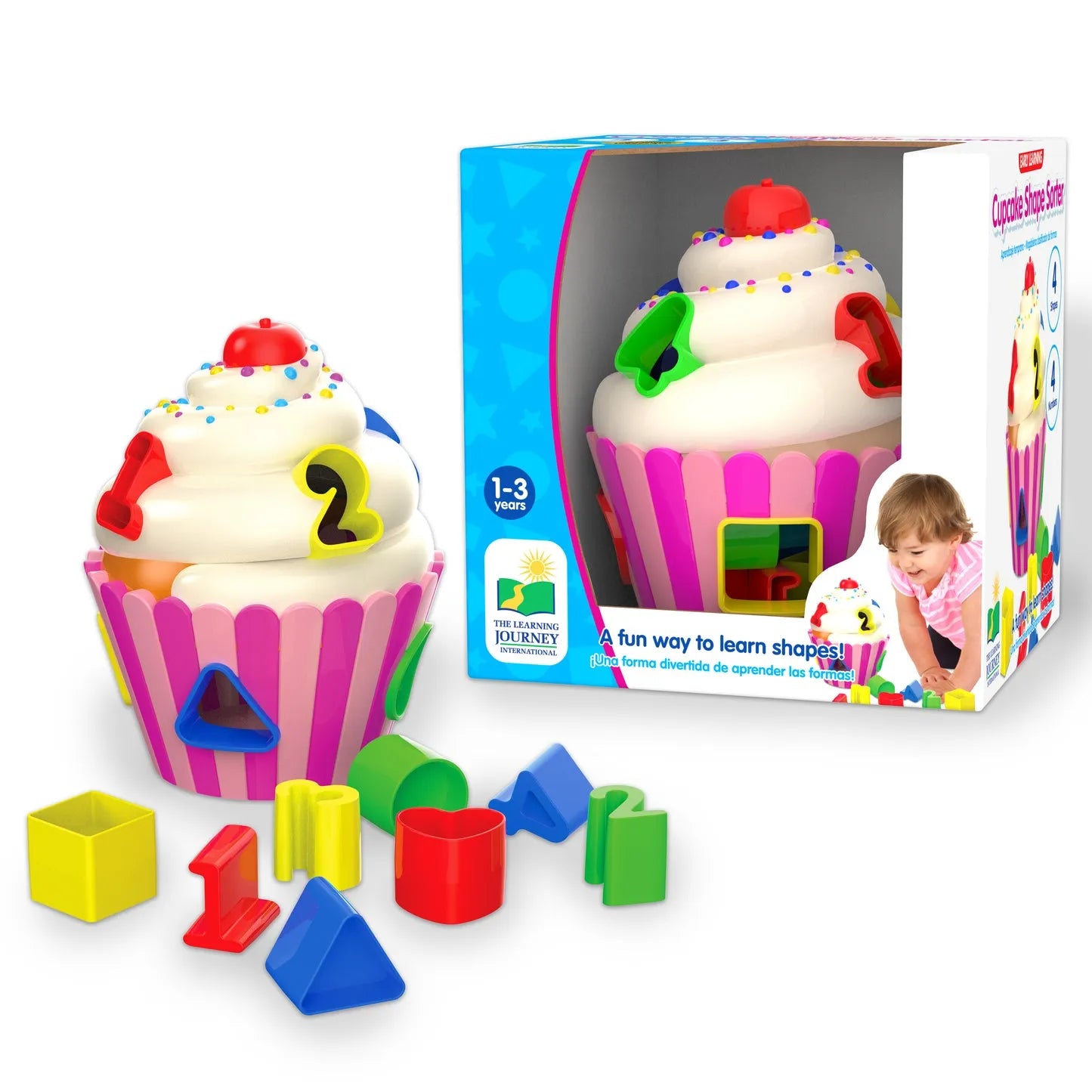 The Learning Journey Cupcake Shape Sorter