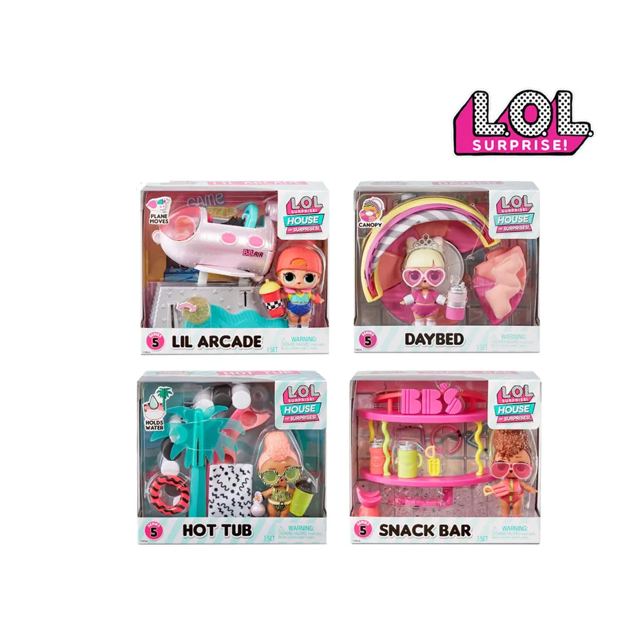 L.O.L. Surprise! Furniture Playset with Doll – Assorted