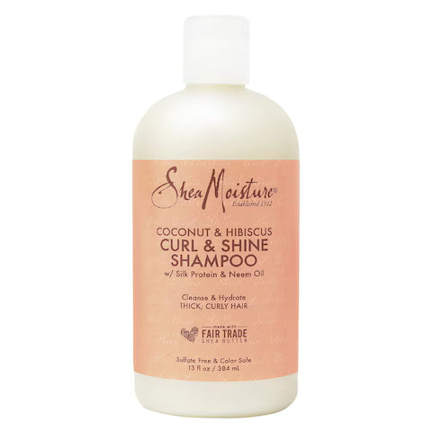 Shea Moisture Coconut &hibiscus Shampoo (384ml)