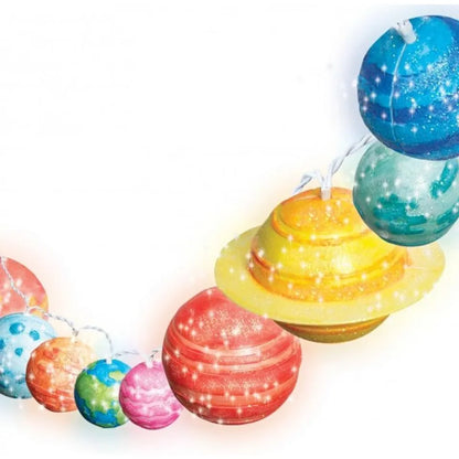 4M - Girl STEAM Solar System String Lights - Multicolor