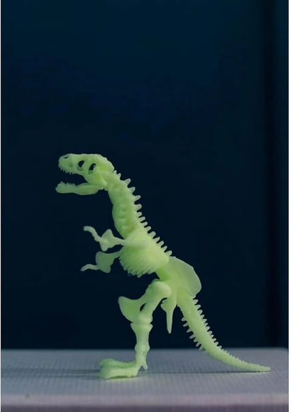 4M - KidzLabs Glowing T-Rex Skeleton Science Kit - Multicolor