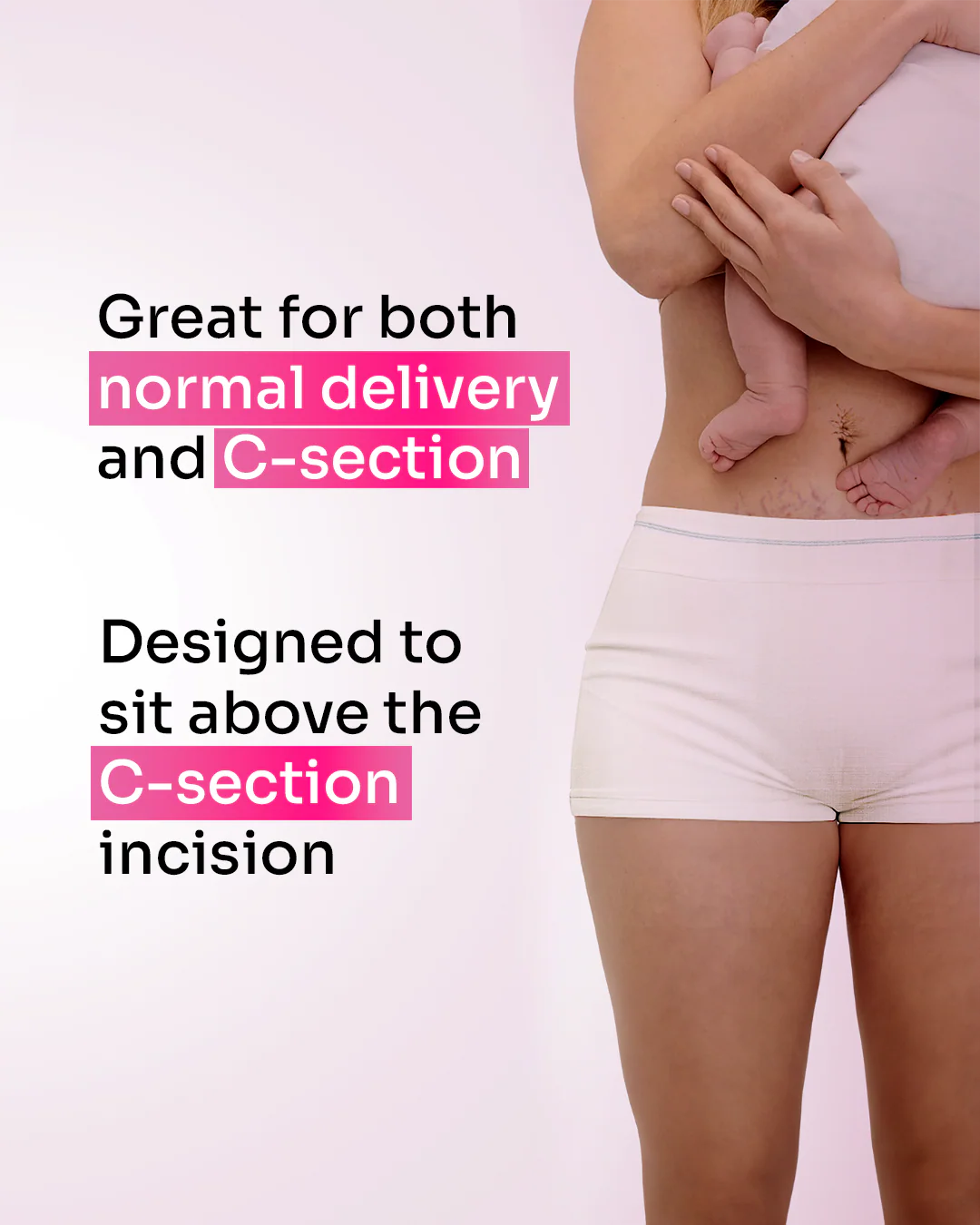 Mommy First Postpartum Underwear - Pack of 4