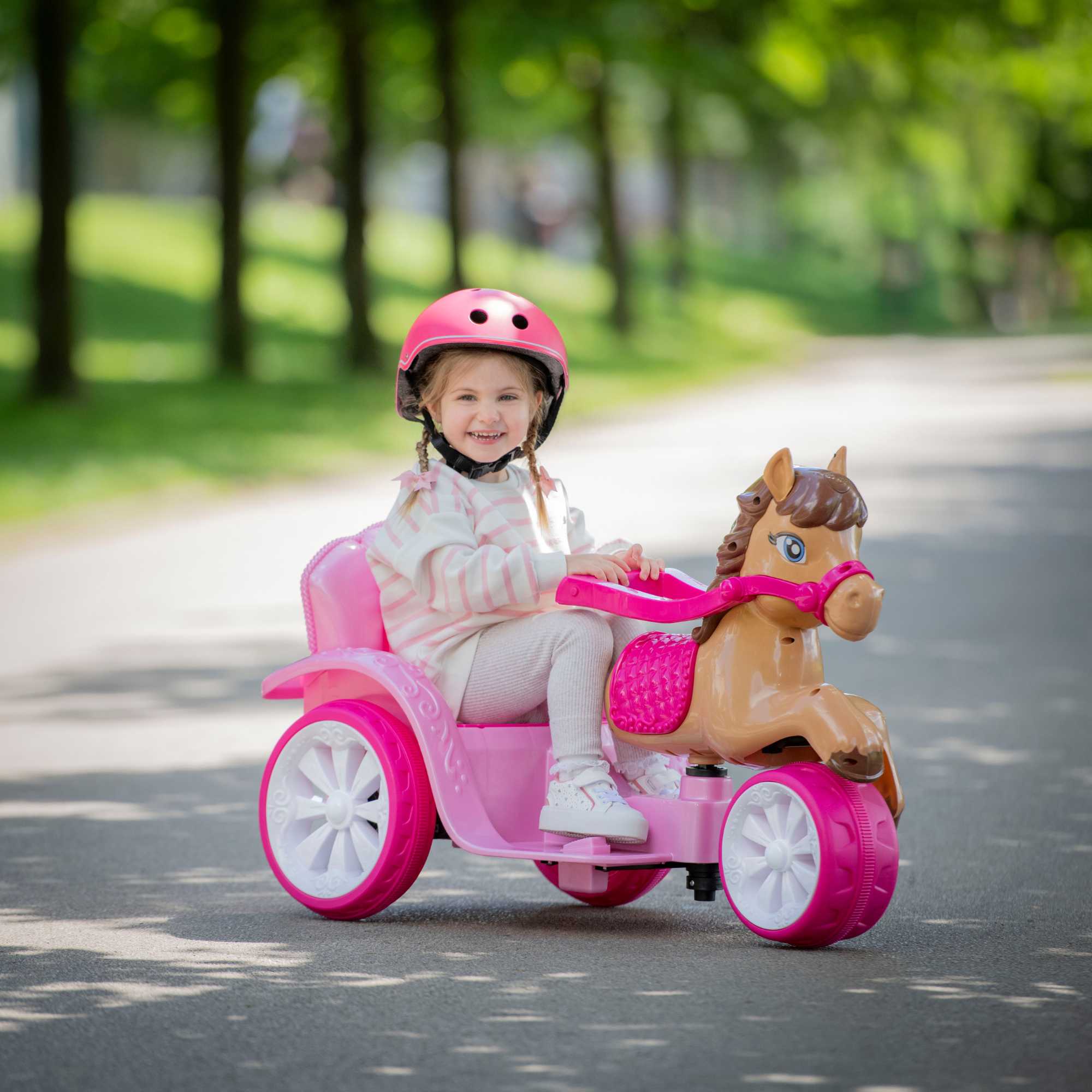 HTI Evo Ride On Pony Carriage 6v