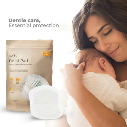 Nurtur Disposable Breast Pads (Leak-Proof, Individually Wrapped)