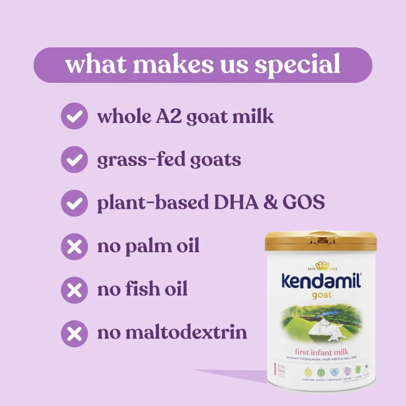 Kendamil Goat Infant Formula Stage 800 gm Qatar Moms