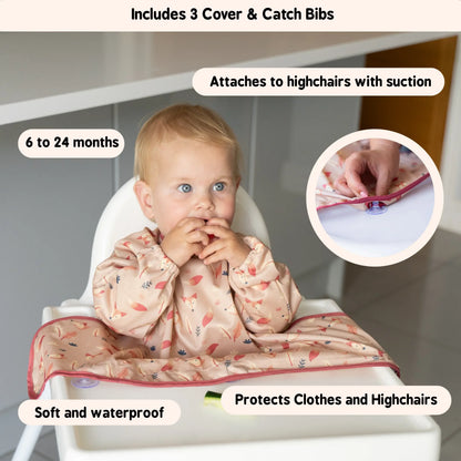 Tidy Tot Cover & Catch Bibs