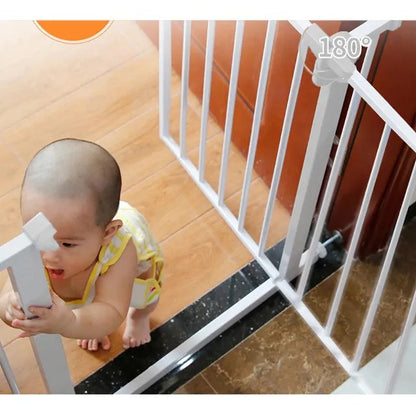 Baby Safe Metal Safety Gate – Up to 175cm, White