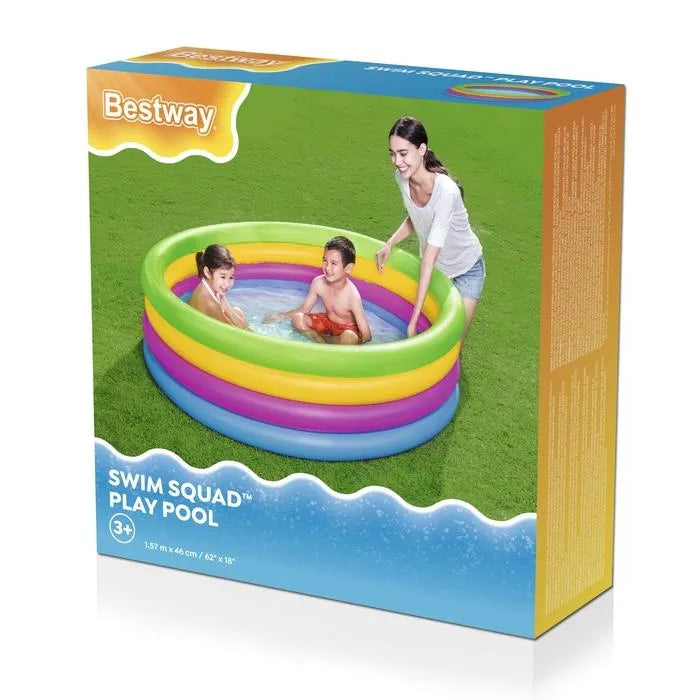 Bestway Swim Squad Play Pool (Φ62" x H18"/Φ1.57m x H46cm)