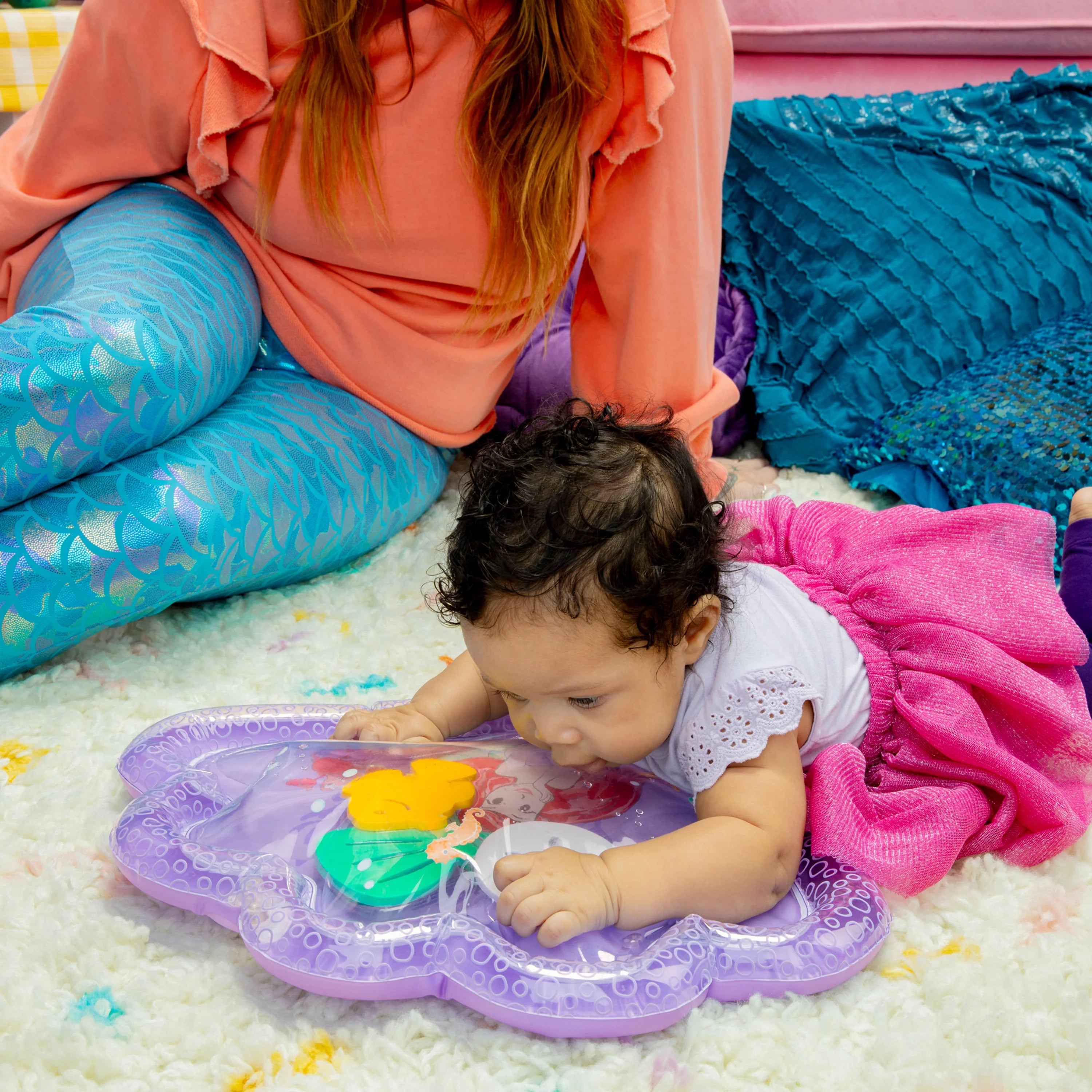 Bright Starts Disney Baby The Little Mermaid Sea Treasures Tummy Time Water