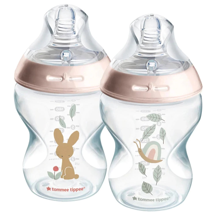 Tommee Tippee Natural Start Bottle Pond (Girl, 260ml) - Pack of 2