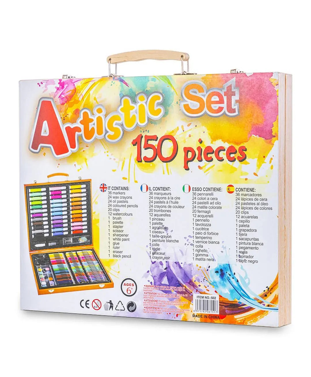 Eazy Kids 150 Piece Artistic Set