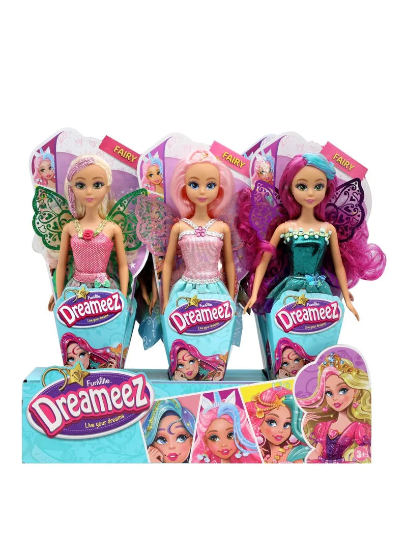 Dreameez Fairy Dolls 4 Assorted Colors