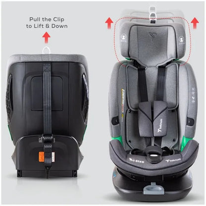 Teknum Evolve Prime iSize Car Seat With Isofix – Grey