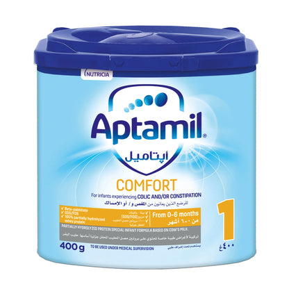 Aptamil Comfort Stage 1 Formula Milk Powder - 400 Grams (0 to 6 Months)