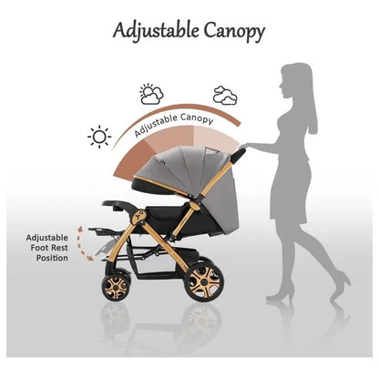 Teknum Reversible Trip2 Stroller – Grey