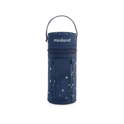 Miniland Warmy Travel Thermal Bottle Bag (Denim)