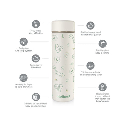 Miniland Natur Thermos (450ml, Chip)
