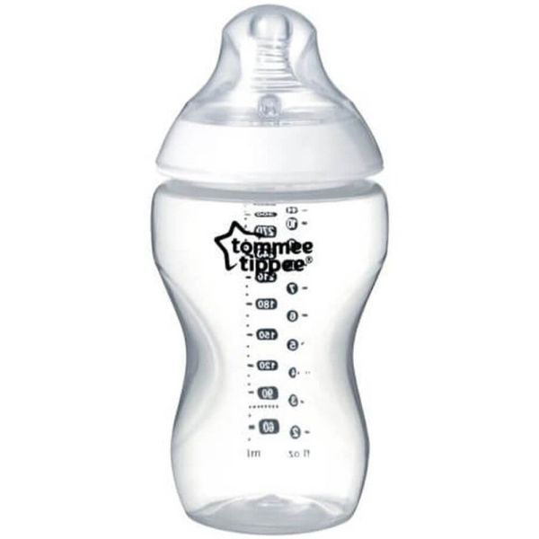 Tommee Tippee Close to Nature Baby Bottle, Medium Flow, 340ml