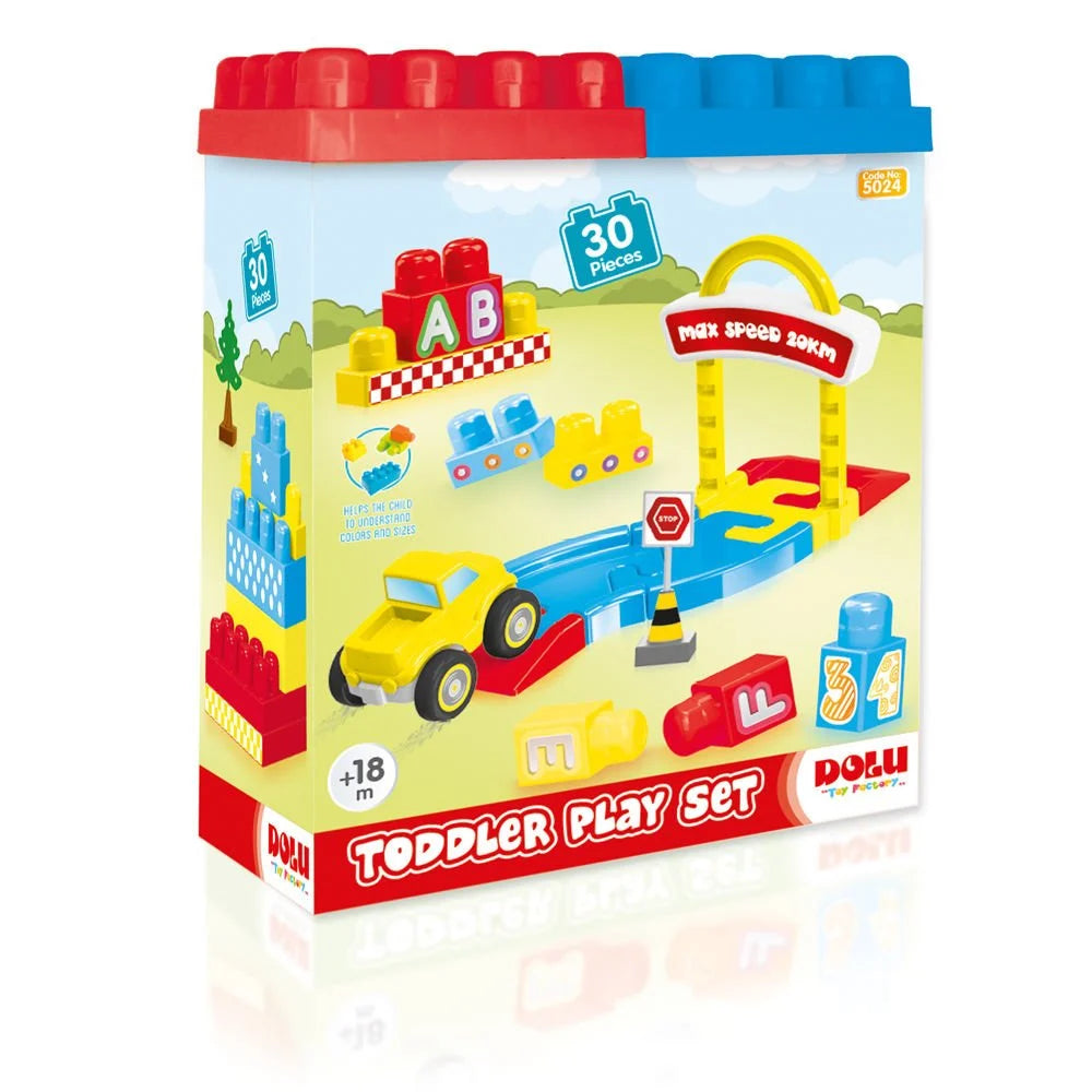 Dolu Toddler Block Play Set (30 Pcs)