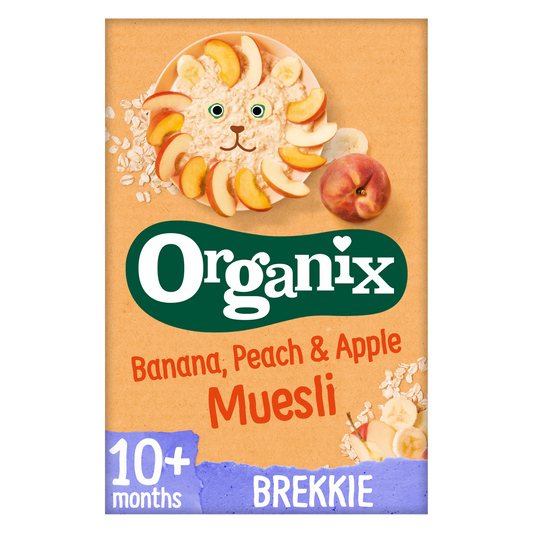 Organix Banana, Peach & Apple Muesli (200g)