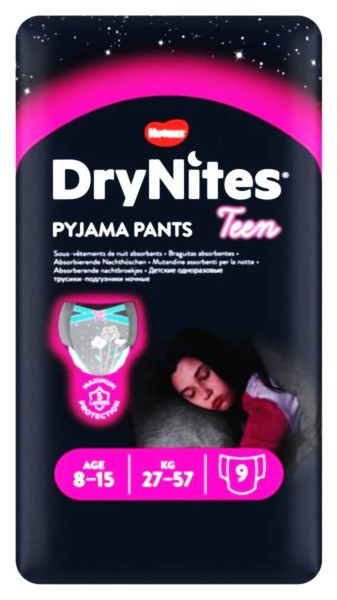 Huggies Drynites Pyjama Pants - Girls / 4-7 Years / 8-15 Years