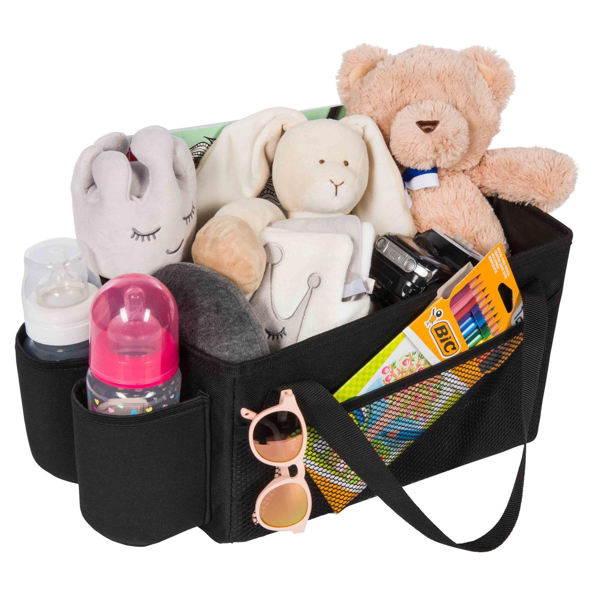 Dooky - Back Seat Basket Car Organizer - Black