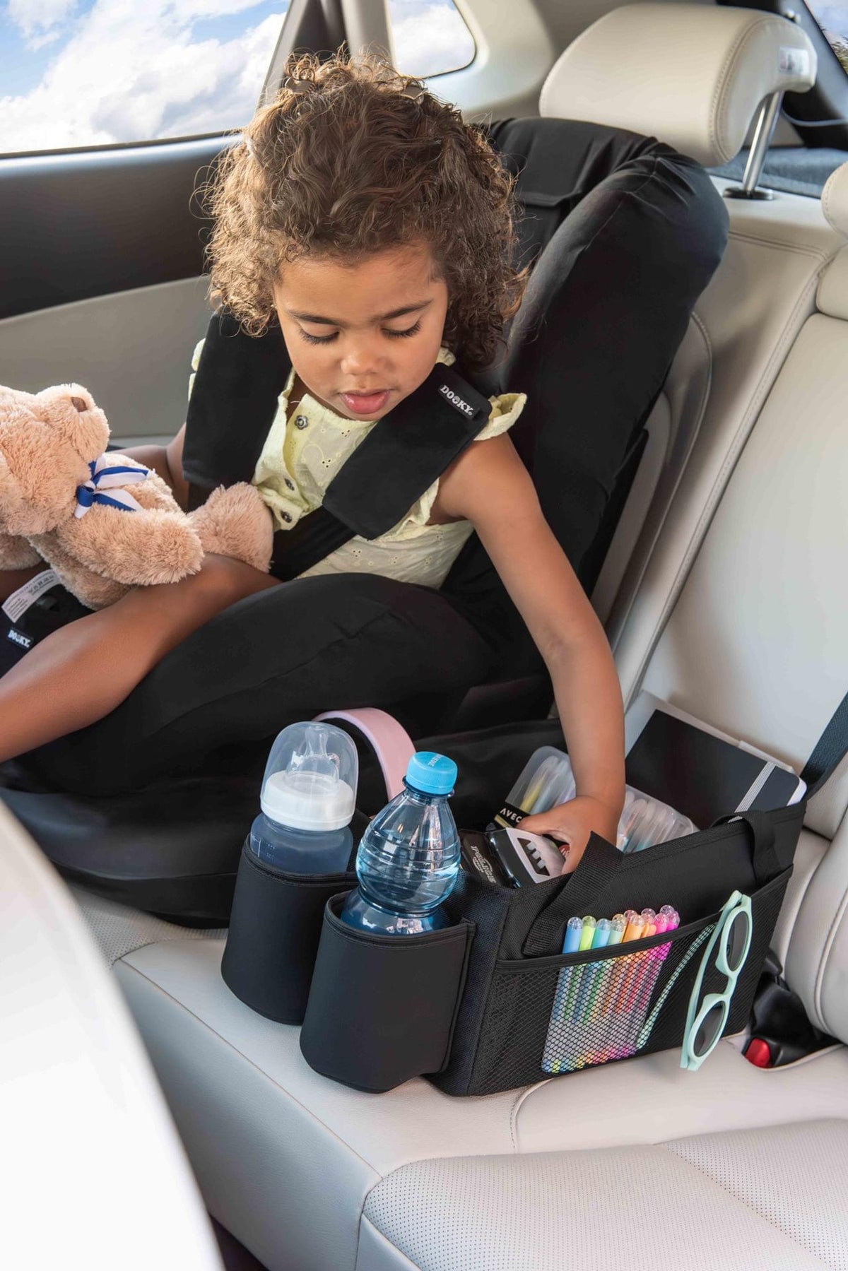 Dooky - Back Seat Basket Car Organizer - Black