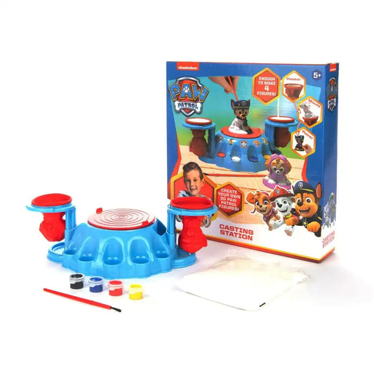 PAW Patrol - Casting Station Plaster Craft Set - 4 Pieces