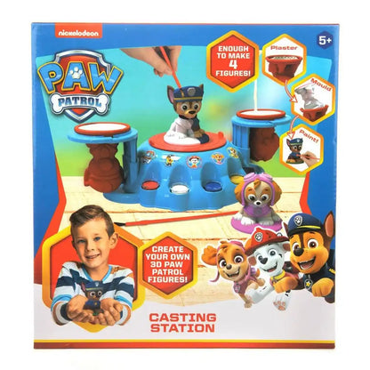 PAW Patrol - Casting Station Plaster Craft Set - 4 Pieces