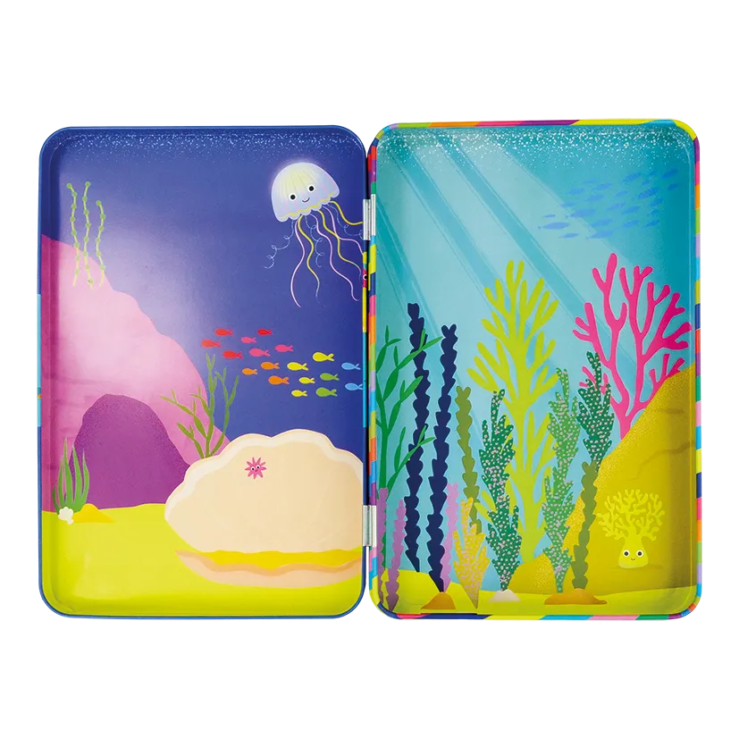 Floss & Rock Ocean Magnetic Playtime Tin Set