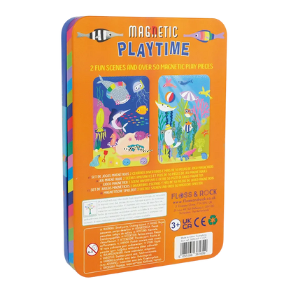 Floss & Rock Ocean Magnetic Playtime Tin Set