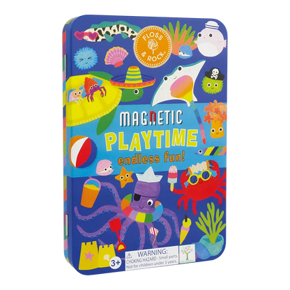Floss & Rock Ocean Magnetic Playtime Tin Set