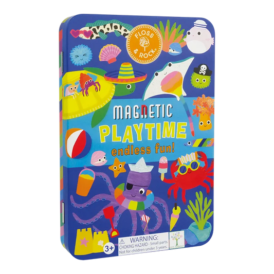 Floss & Rock Ocean Magnetic Playtime Tin Set