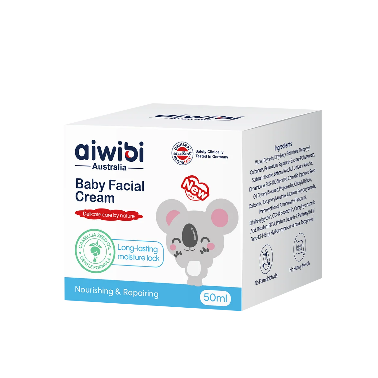 Aiwibi Natural Camellia Seed Oil Baby Moisturizing Facial Cream