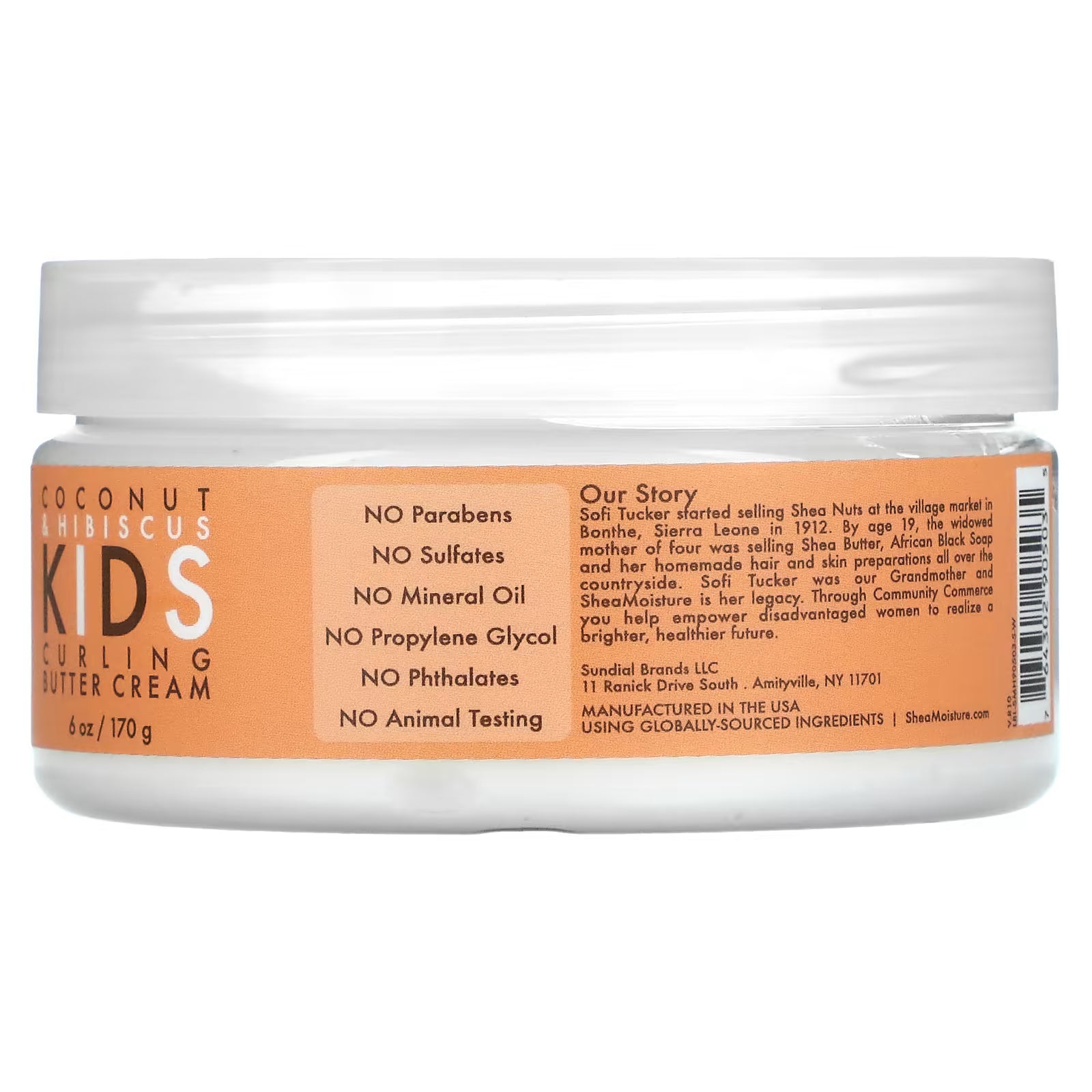 Shea Moisture Coconut &hibiscus Kids Curling Butter Cream (170gm)