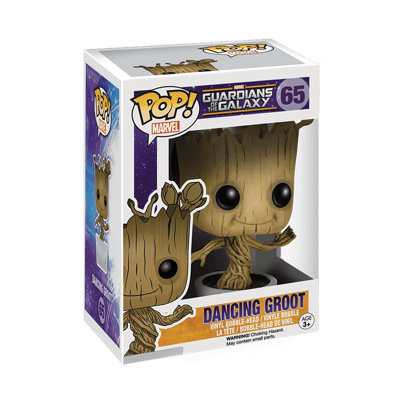 Funko Pop! - Marvel Guardians of the Galaxy Dancing Groot Vinyl Bobblehead Figure - 9.5 cm