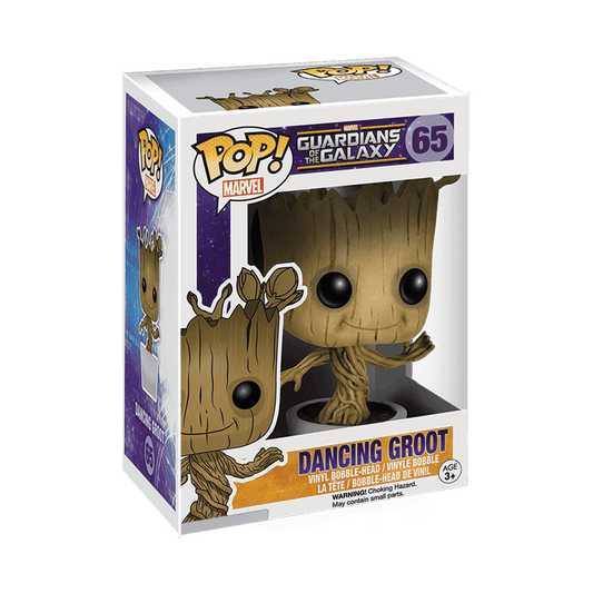Funko Pop! - Marvel Guardians of the Galaxy Dancing Groot Vinyl Bobblehead Figure - 9.5 cm