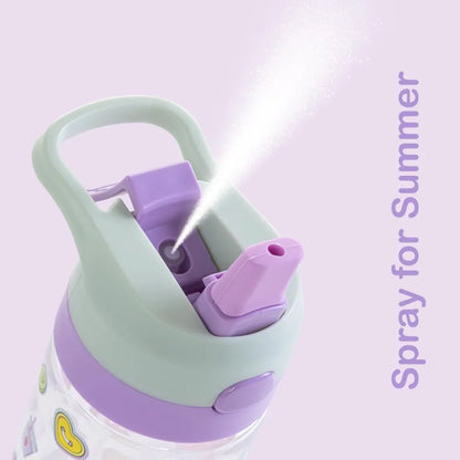 Eazy Kids Muffin Tritan Water Bottle With Spray (500ml)
