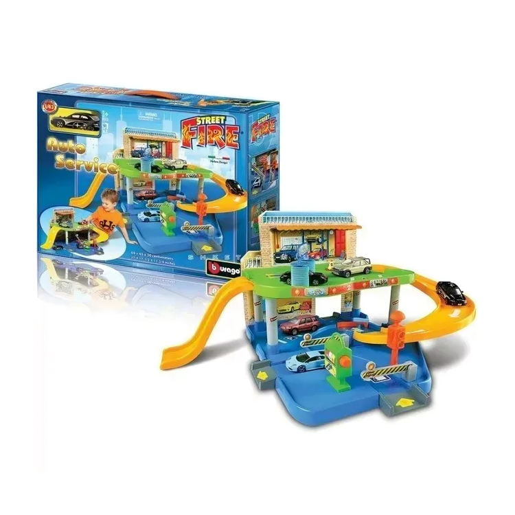 Bburago Street Fire Auto Service Play Set