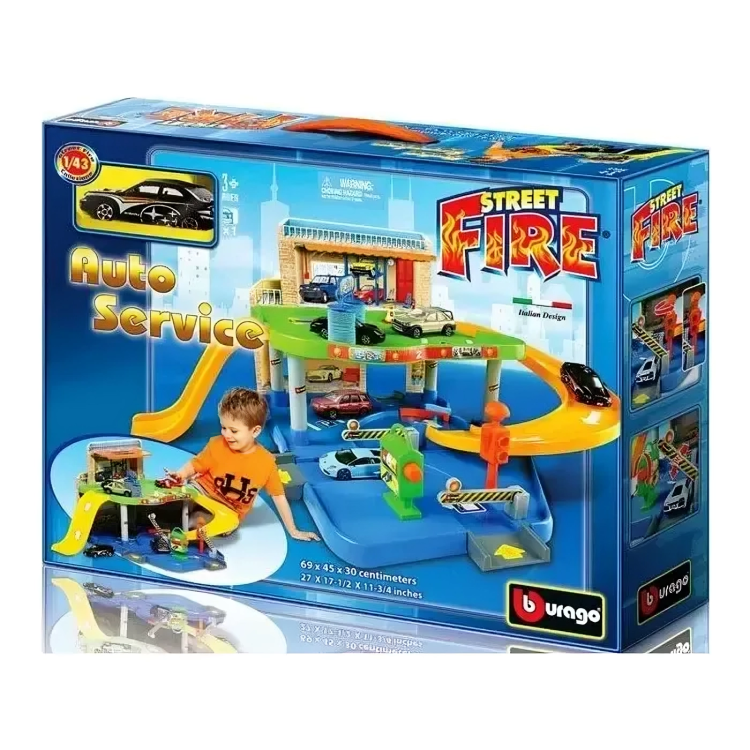 Bburago Street Fire Auto Service Play Set