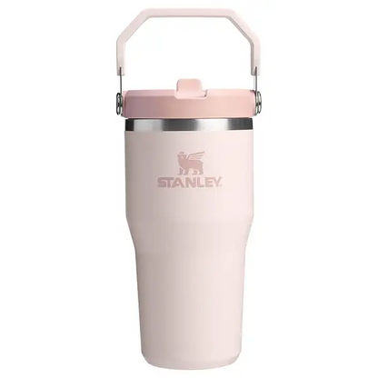 Stanley Ice Flow Flip Straw Tumbler (Rose Quartz, 590ml)